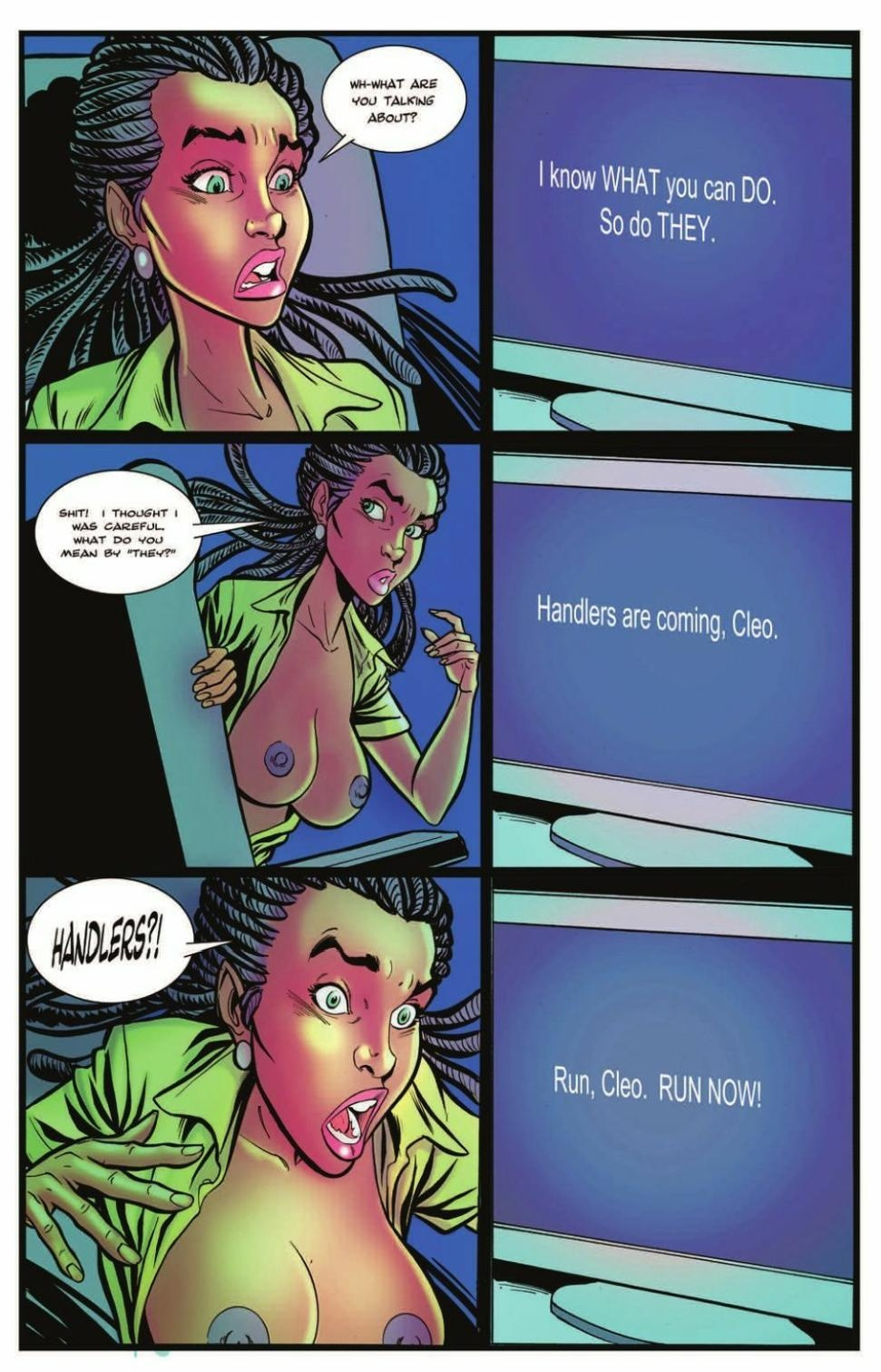 A Glitch in the System 1-6 porn comics Aliens, Bikini, Masturbation, Sci-Fi