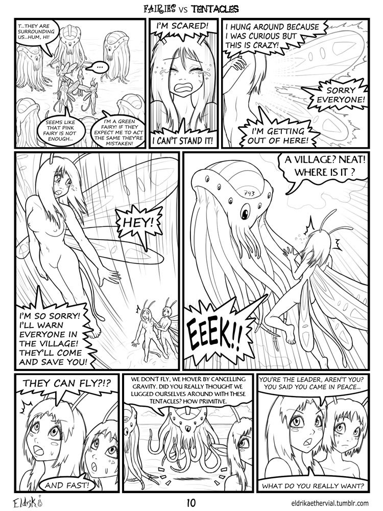 Fairies vs Tentacles Ch. 1-5 porn comics Oral sex, Aliens, Anal Sex, BDSM, Double Penetration, Group Sex, Lesbians, Masturbation, Monster Girls, Rape, Sex and Magic, Stockings, Tentacles, Titfuck