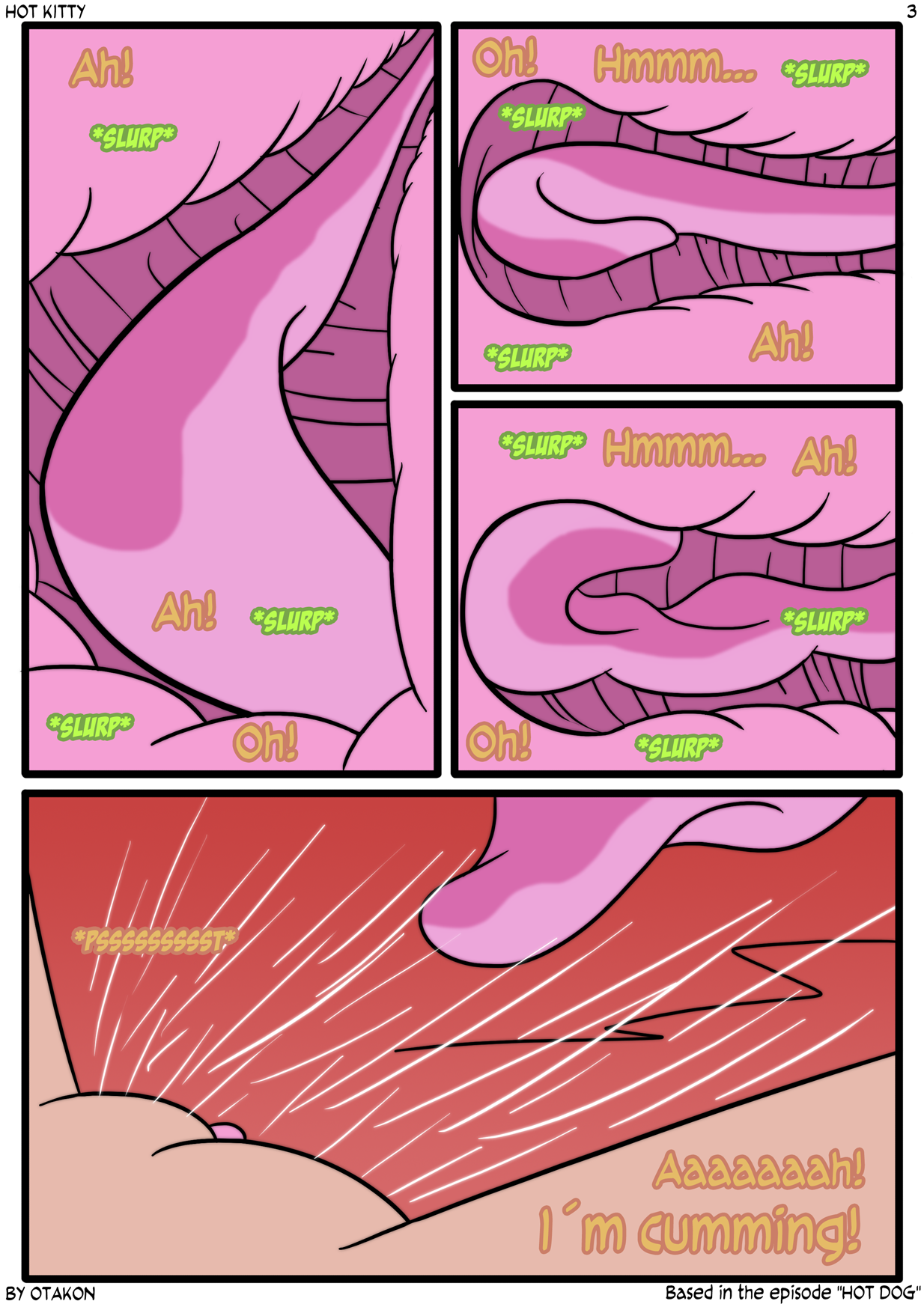 Hot Kitty porn comics Furry, Oral sex
