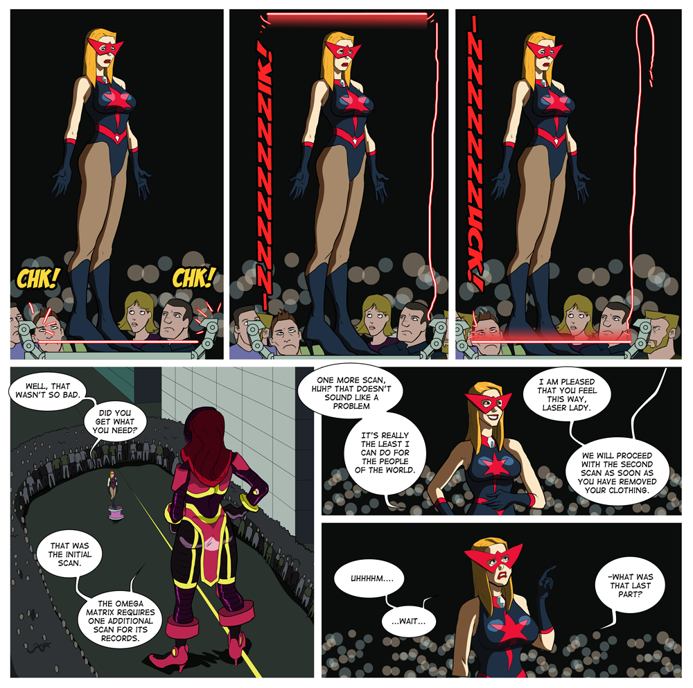 Laser Lady porn comics Stockings