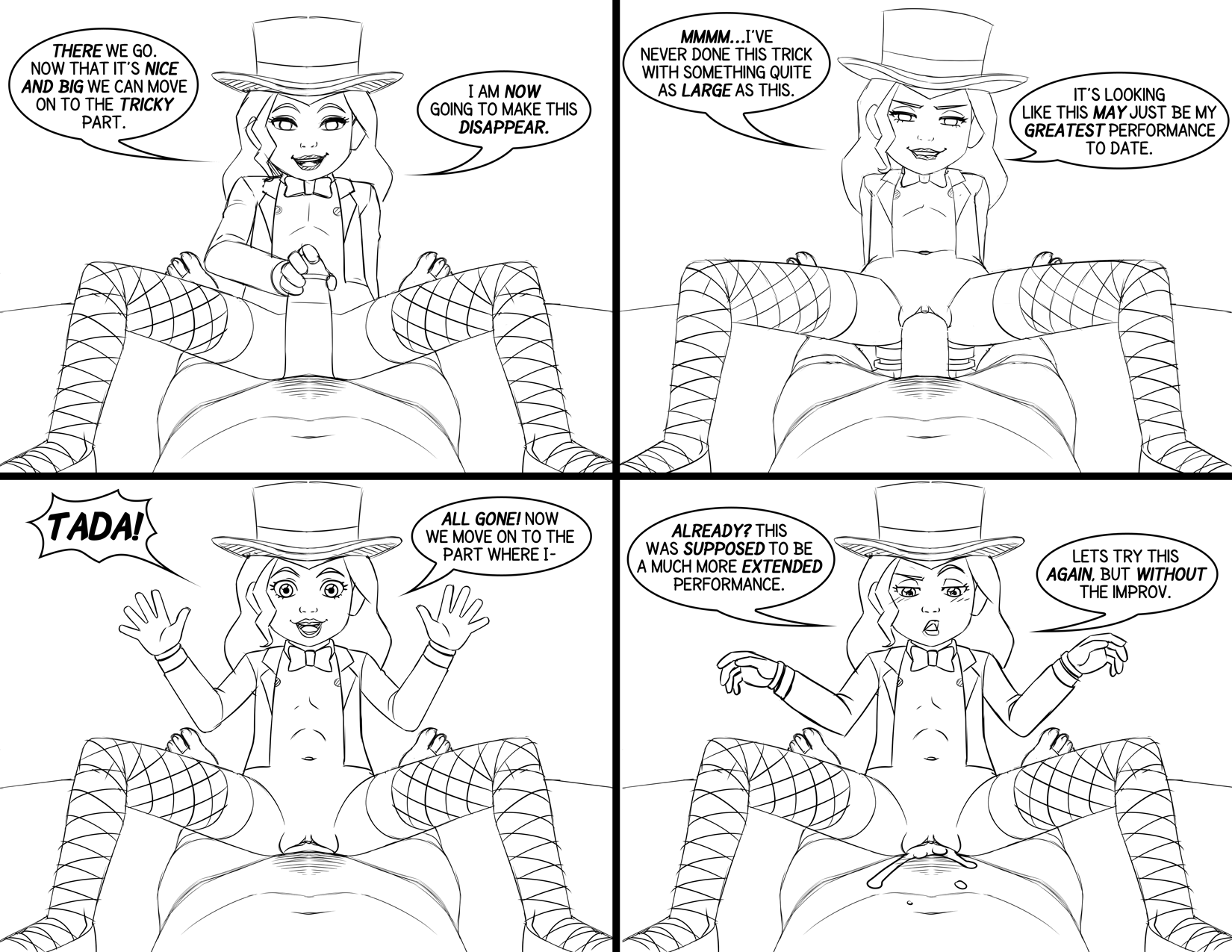 Magic Trick cartoon porn Masturbation, Creampie, Lolicon, Stockings, Straight