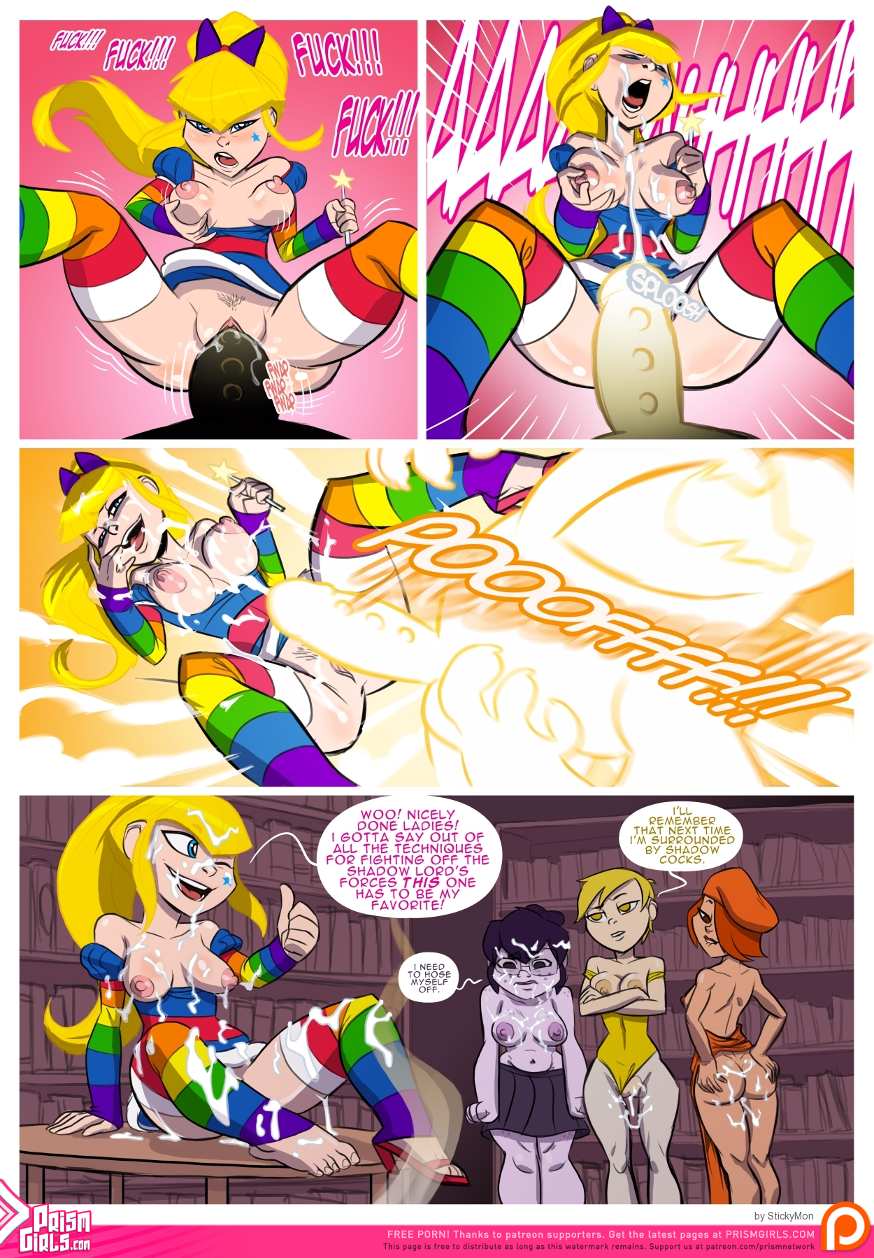 Rainbow Sprite Hunger of the Shadow Beasts porn comics Oral sex, Anal Sex, Group Sex, Monster Girls, Rape, Sex and Magic, Stockings, Titfuck