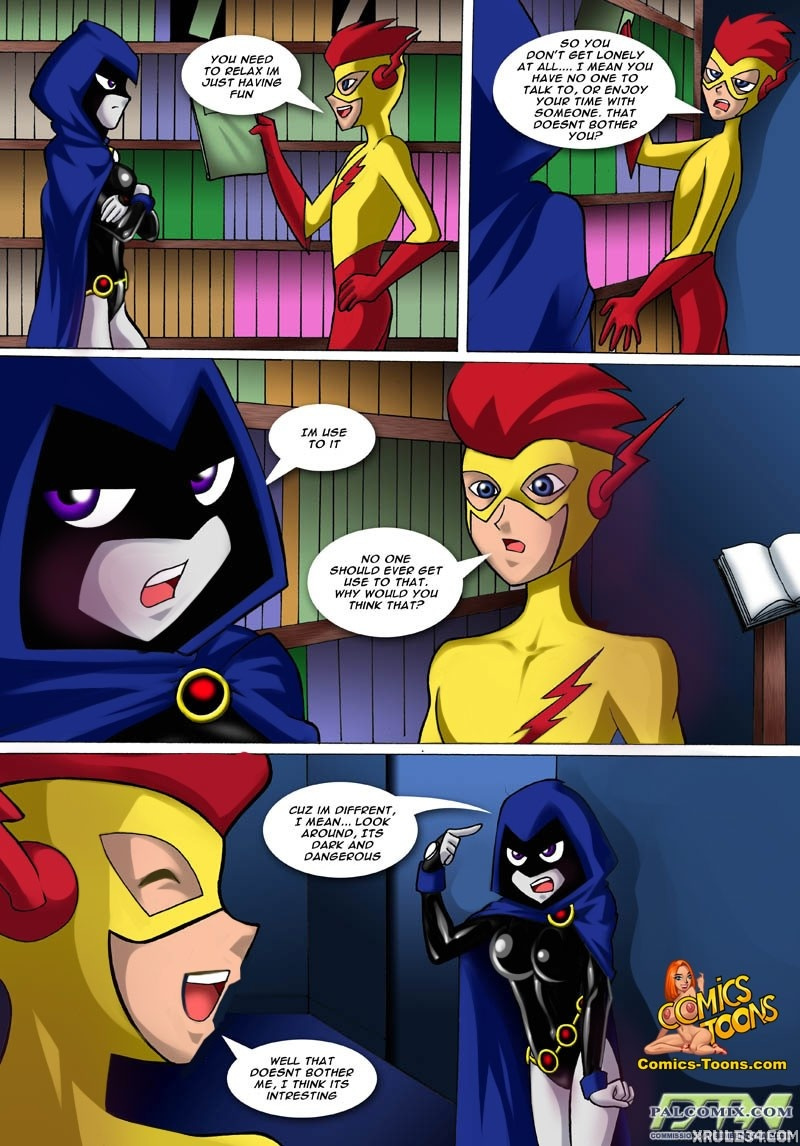 Raven X Kid Flash porn comics Anal Sex, Lolicon, Masturbation, Oral sex, Sex and Magic
