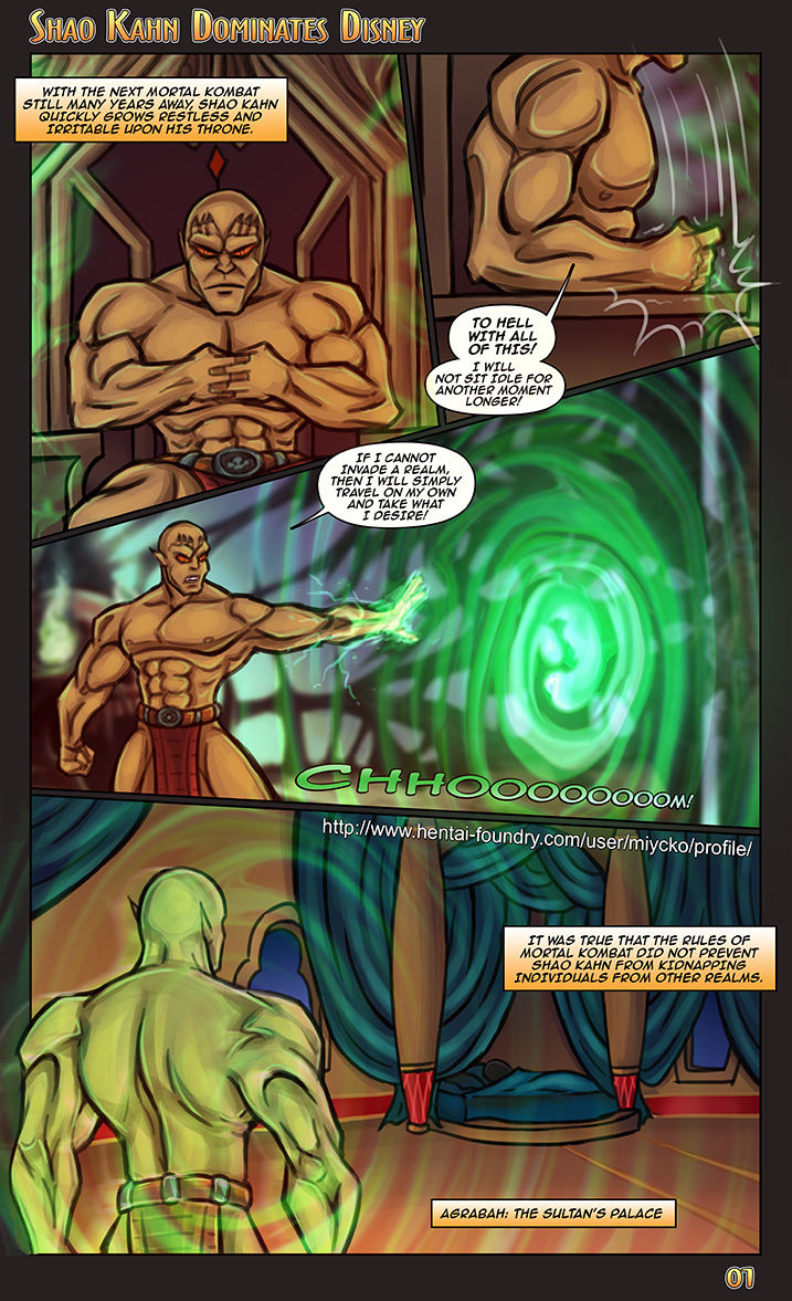 Shao Kahn Dominates Disney porn comics Anal Sex, Aliens, BDSM, Domination, Group Sex, Kidnapping, Rape, Sex and Magic, Straight, Submission, Threesome