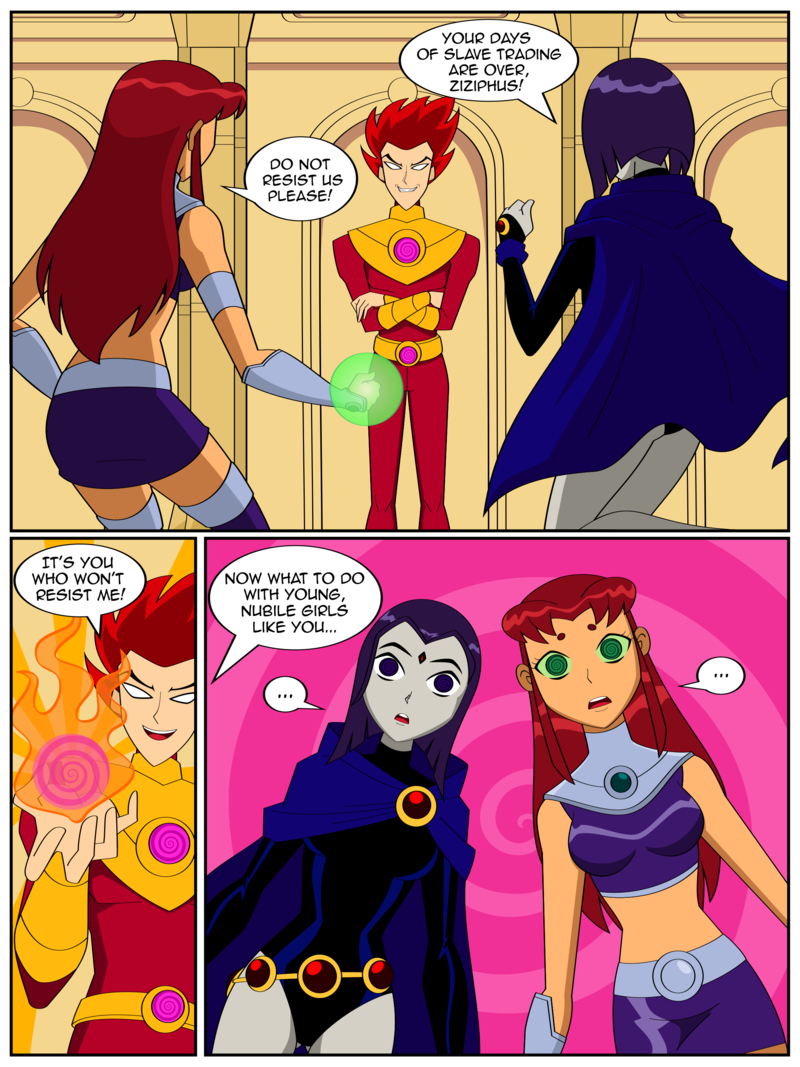 Teen Titans vs Ziziphus porn comics Lolicon, Bikini, Comedy, Sex and Magic