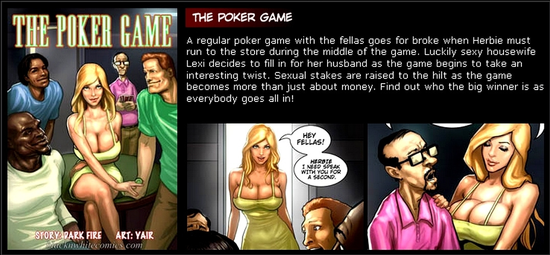 The Poker Game porn comics Oral sex, Anal Sex, Group Sex, Masturbation