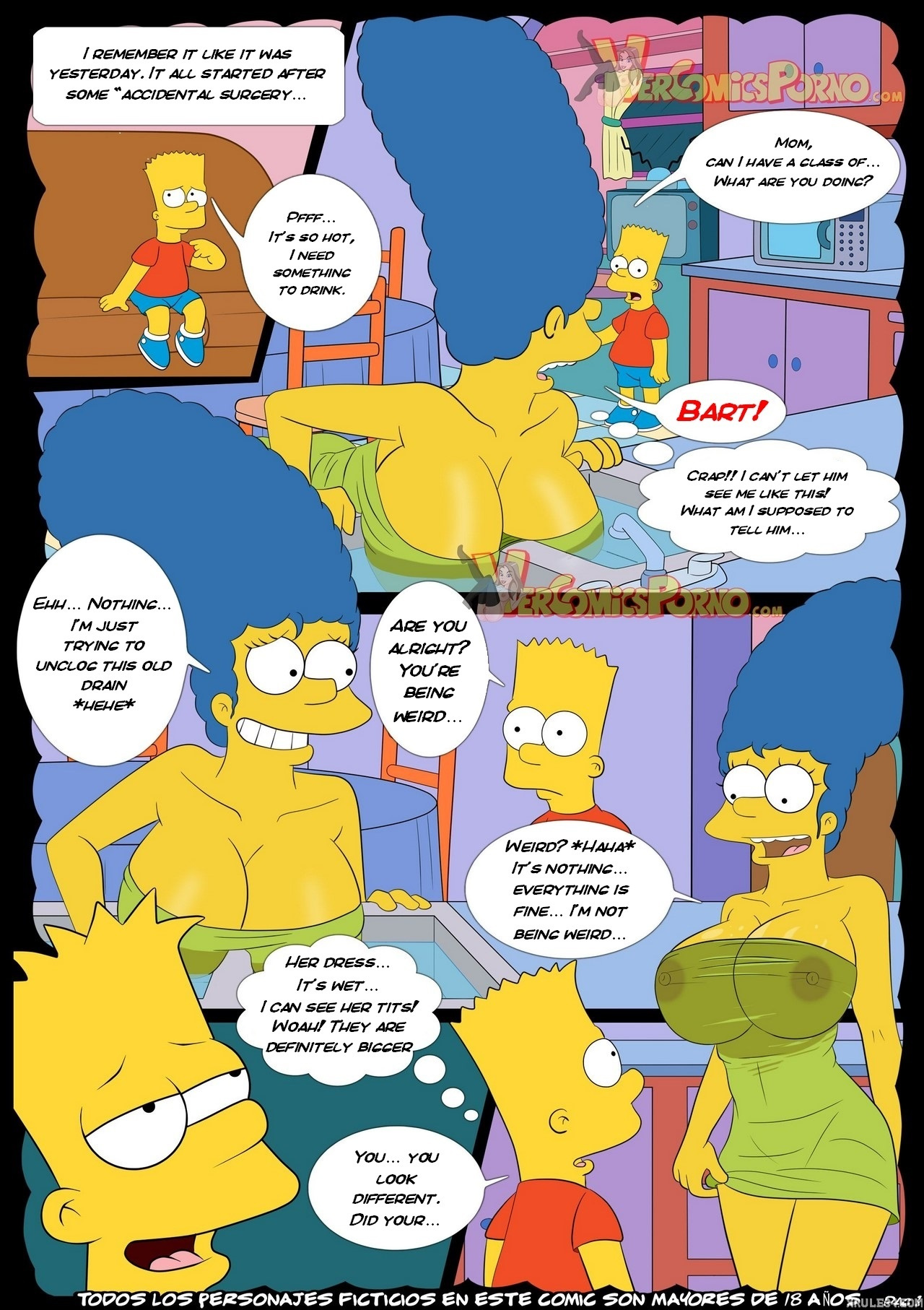 The Simpsons Old Habits 3 porn comics Anal Sex, incest, Lolicon, Masturbation, MILF, Oral sex, Sex Toys, Stockings, Straight Shota