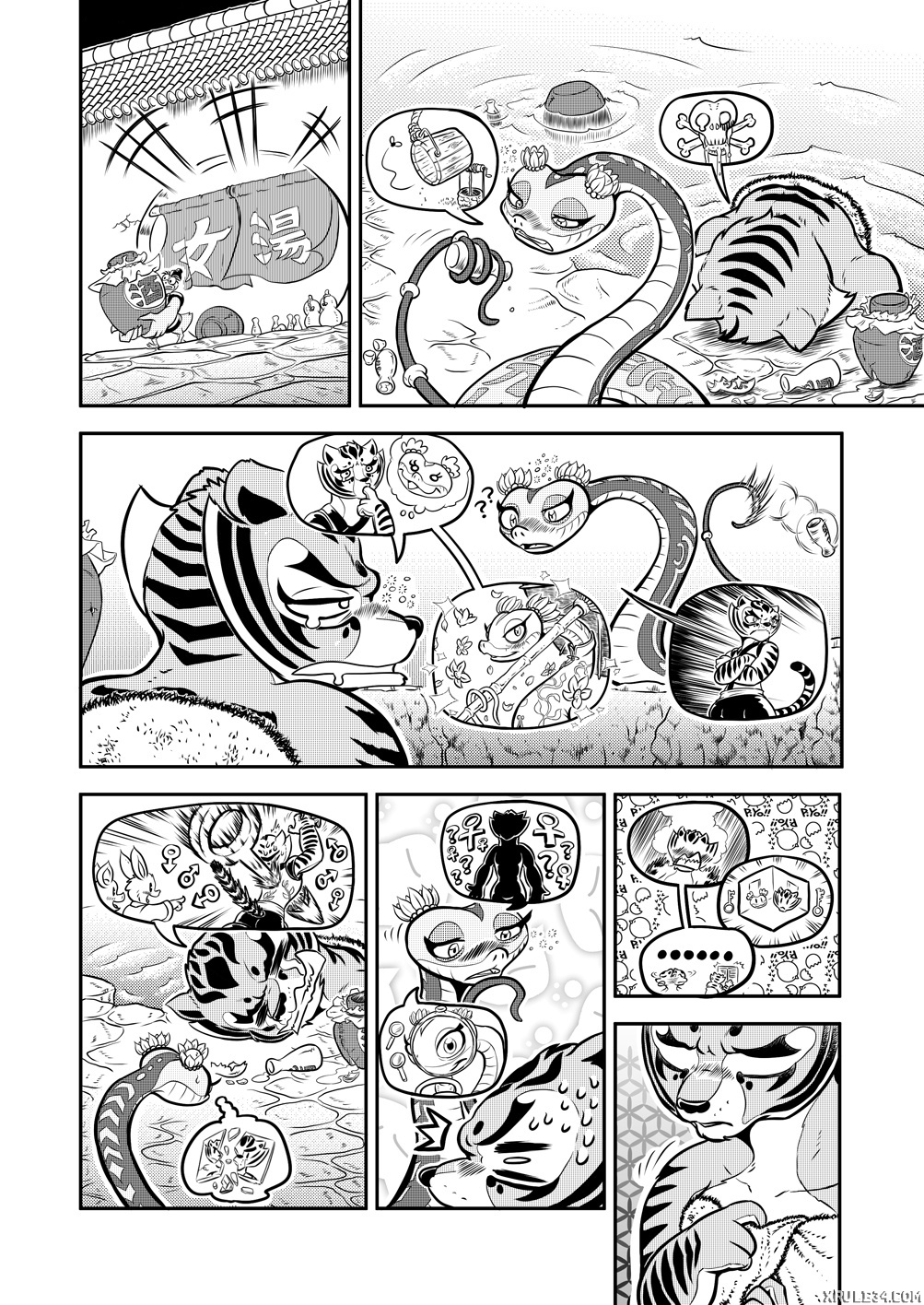 The Tiger Lilies in Bloom porn comics BDSM, Bondage, cunnilingus, Furry, Lesbians, Masturbation, Oral sex