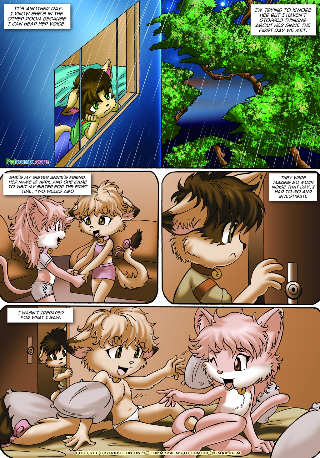 Those Good Old Games - Chapter 2 - Here Comes April porn comic Oral sex, Blowjob, Cum Shots, cunnilingus, Furry, Group Sex, incest, Straight, Threesome