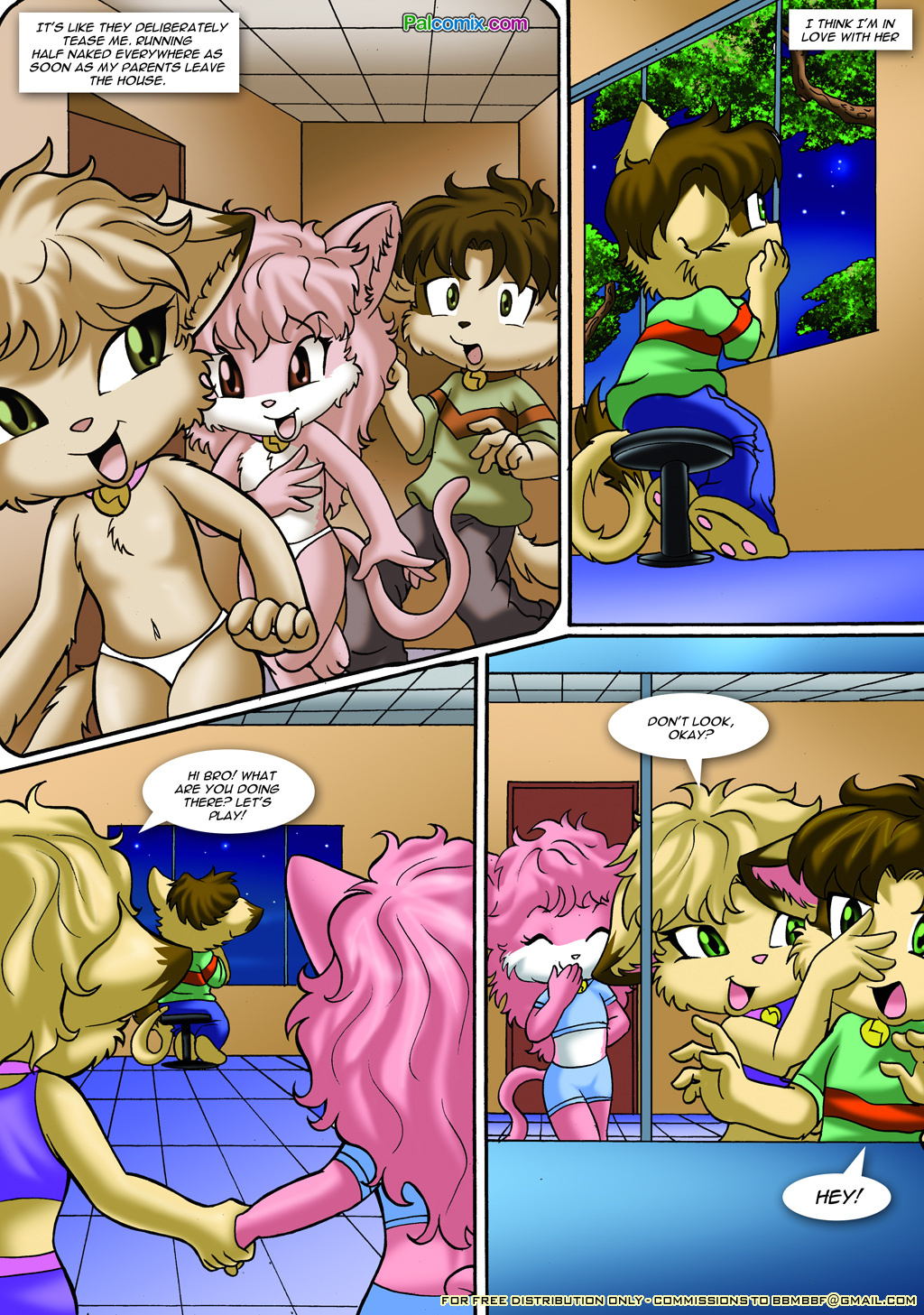 Those Good Old Games - Chapter 2 - Here Comes April porn comic Oral sex, Blowjob, Cum Shots, cunnilingus, Furry, Group Sex, incest, Straight, Threesome