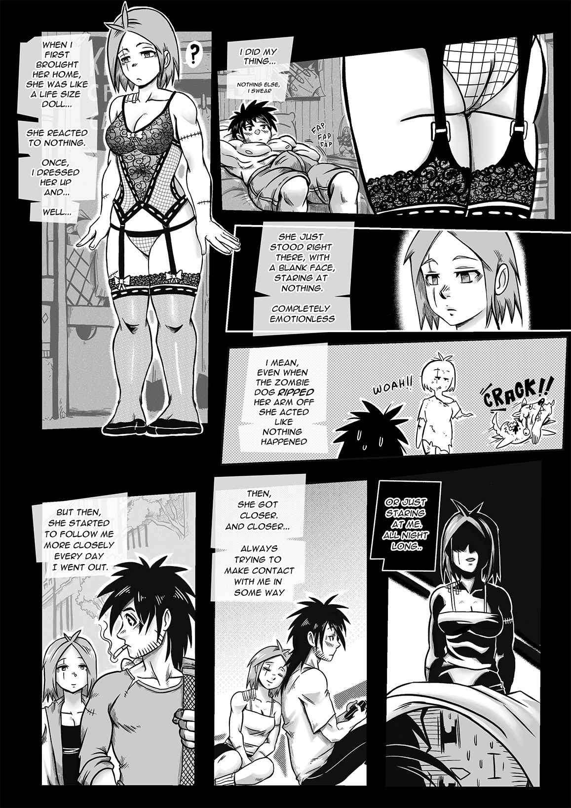 A Zombie Fell for Me porn comics Oral sex, Blowjob, Creampie, Monster Girls, Straight