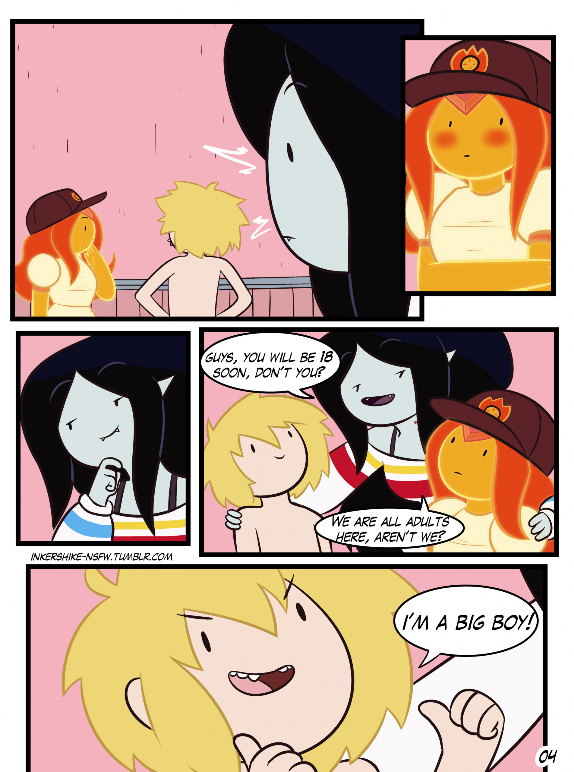 Adventure time: Practice With The Band porn comics Oral sex, Blowjob, Creampie, Cum Swallow, Deepthroat, Femdom, Group Sex, Lolicon, Masturbation, Monster Girls, Stockings, Straight, Straight Shota, X-Ray