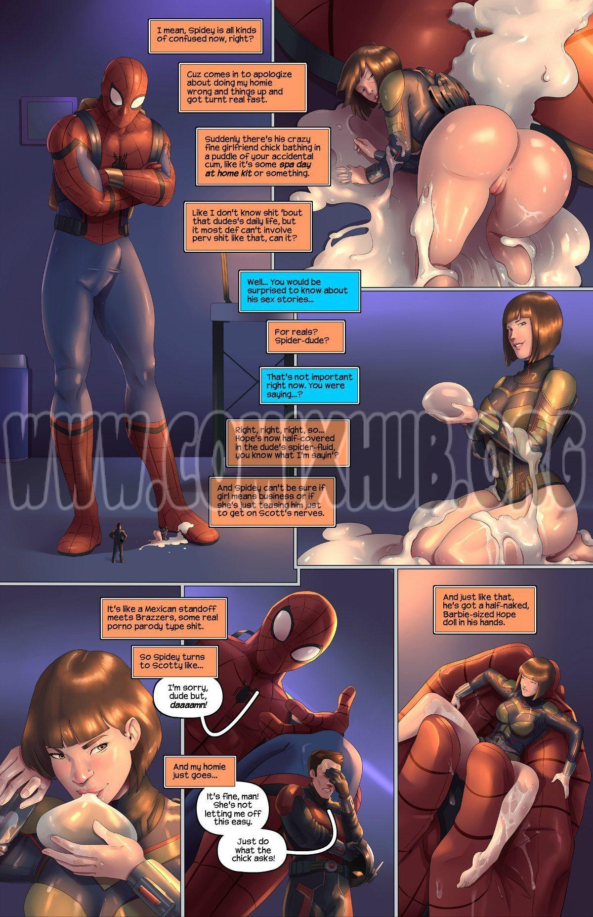 Ant-Man And The Wasp 2 porn comics Oral sex, Creampie, Cum Shots, cunnilingus, X-Ray