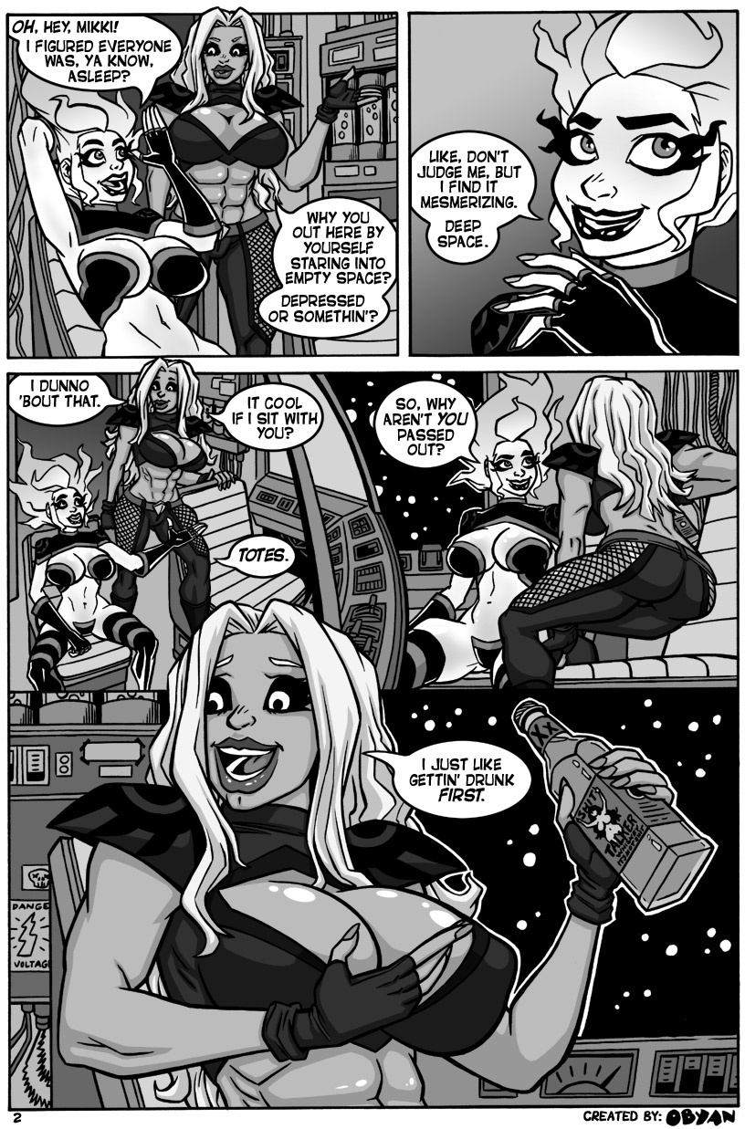Black Comet Pirates - Lit porn comics Oral sex, Aliens, Sci-Fi, Stockings