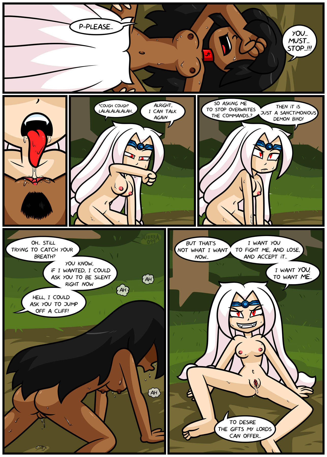 Bright Darkness - The Priestess And The Witch porn comics cunnilingus, Lesbians, Oral sex