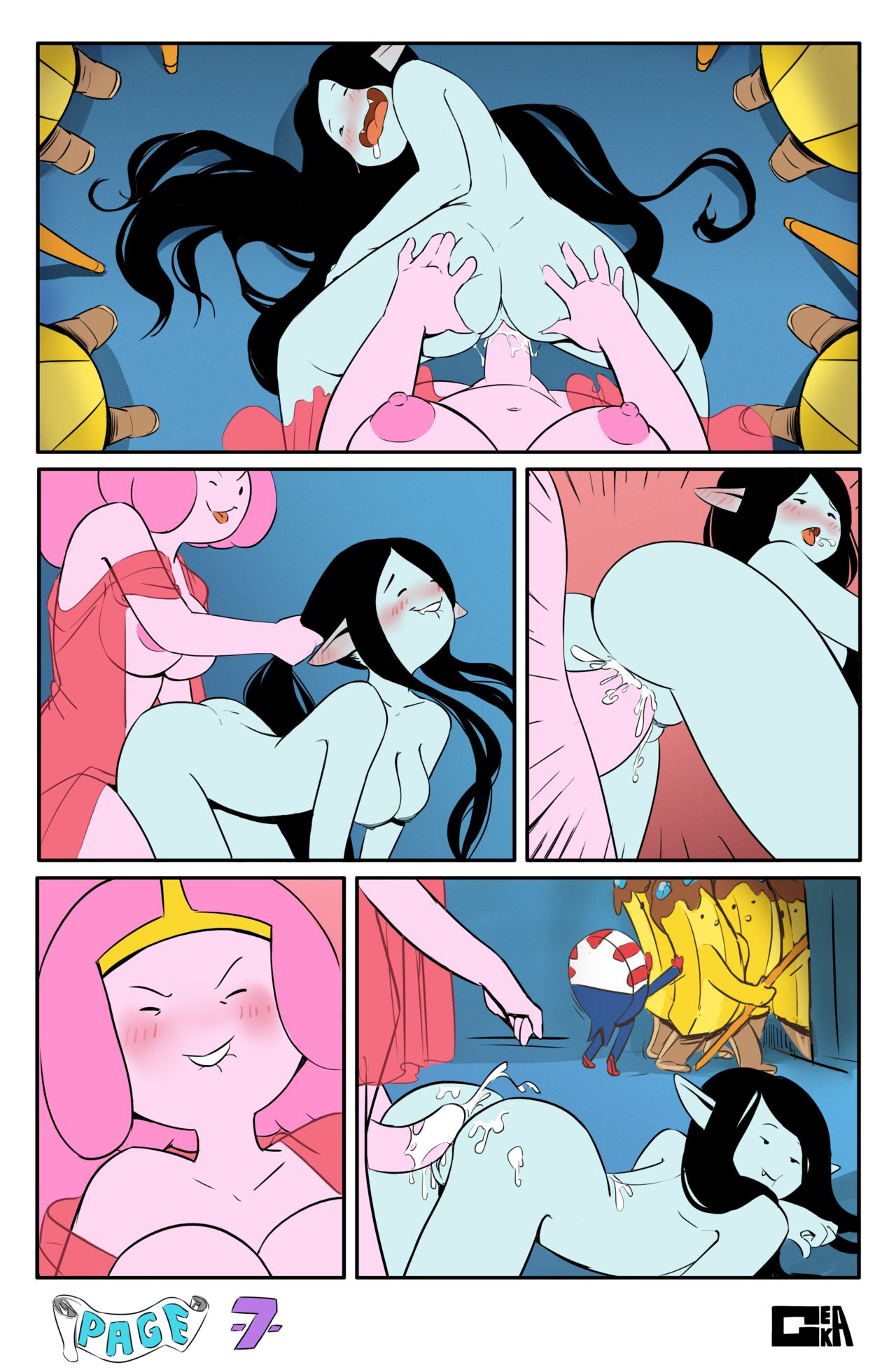 Bubbleline XXX porn comics Oral sex, cunnilingus, Futanari, Lesbians, Monster Girls