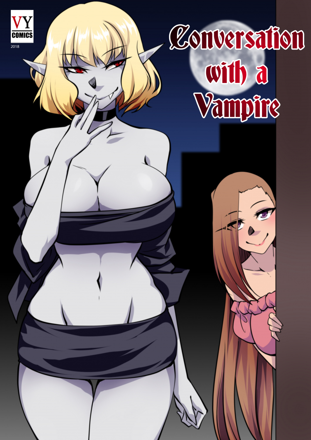Conversation With A Vampire porn comics Lesbians, Big Tits, Monster Girls, Stockings