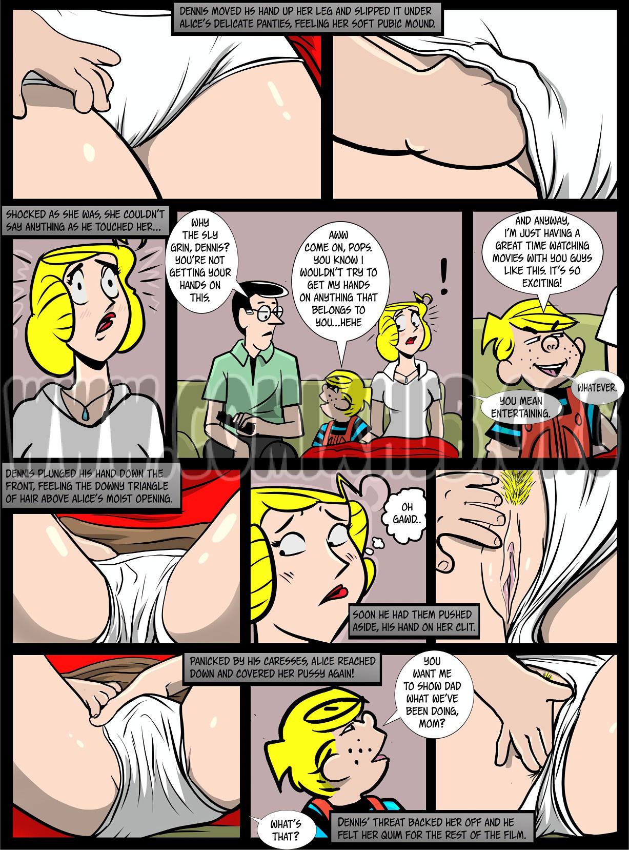 Dennis The Menace Origins porn comics Oral sex, Blowjob, cunnilingus, incest, Masturbation, MILF