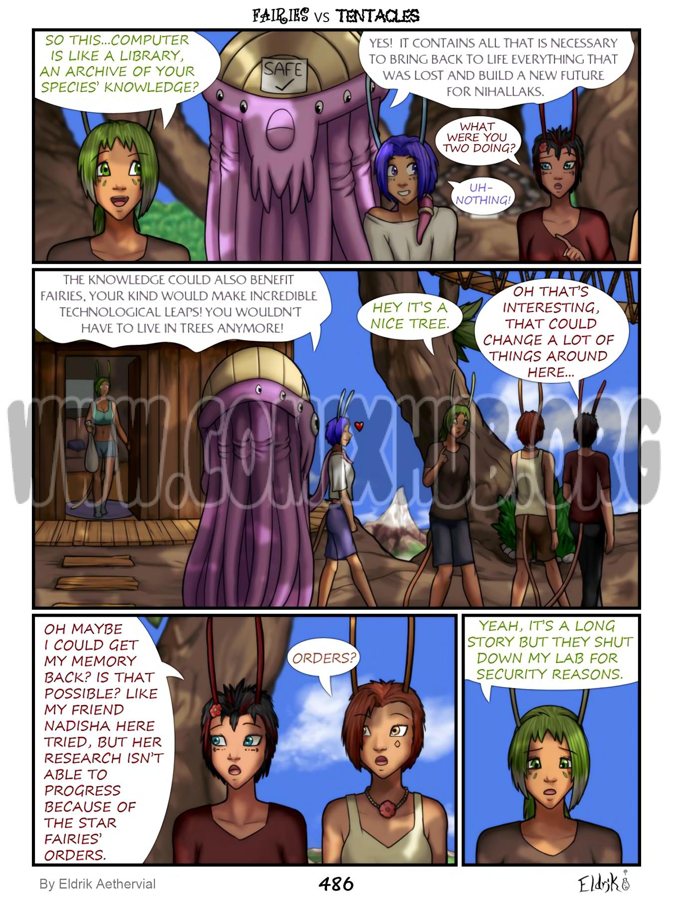 Fairies vs Tentacles 6-7 sex comics Fantasy