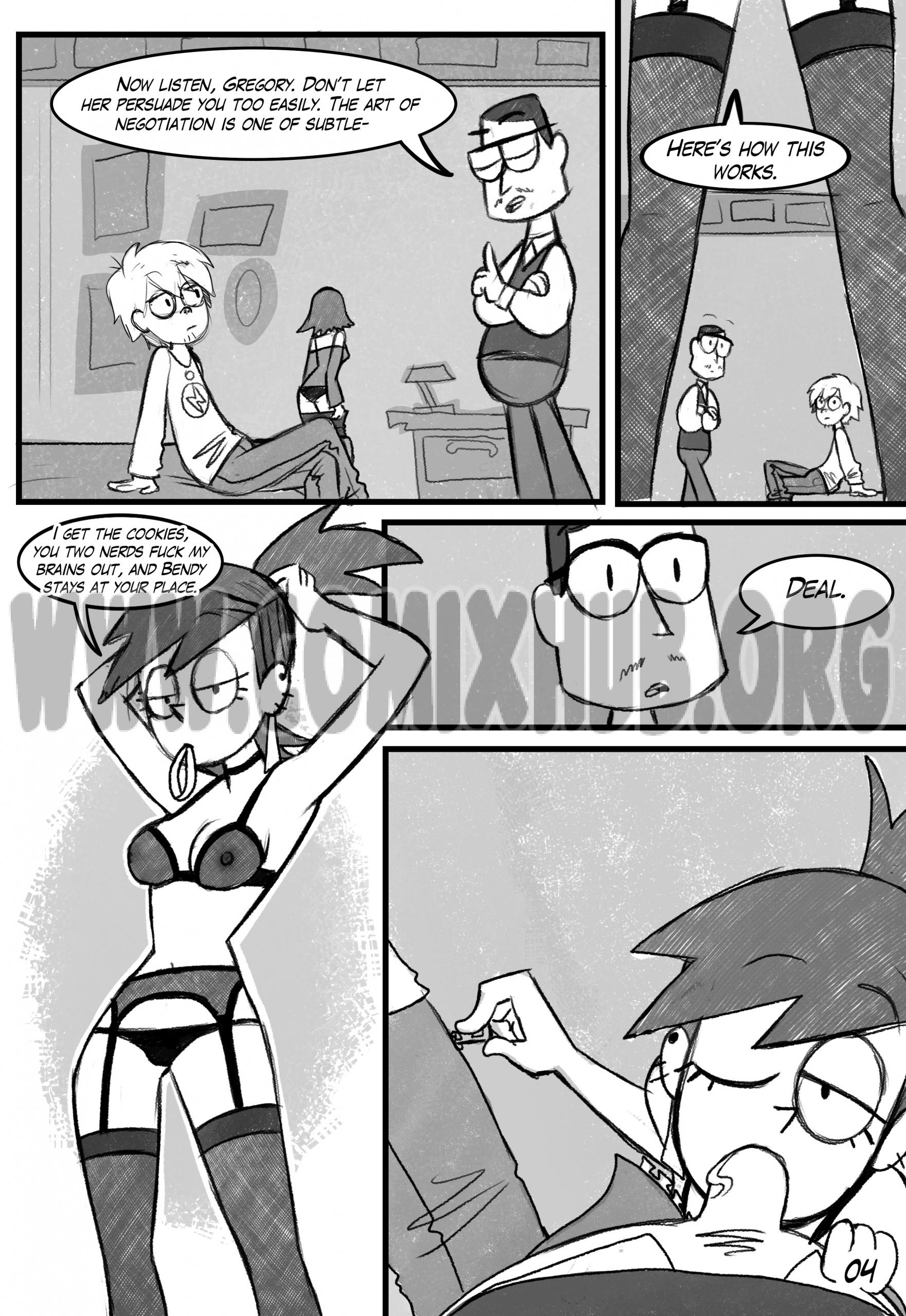 Foster's Home for Imaginary Friends - Inker Shike porn comics Oral sex, Anal Sex, Blowjob, Double Penetration, Straight, Threesome