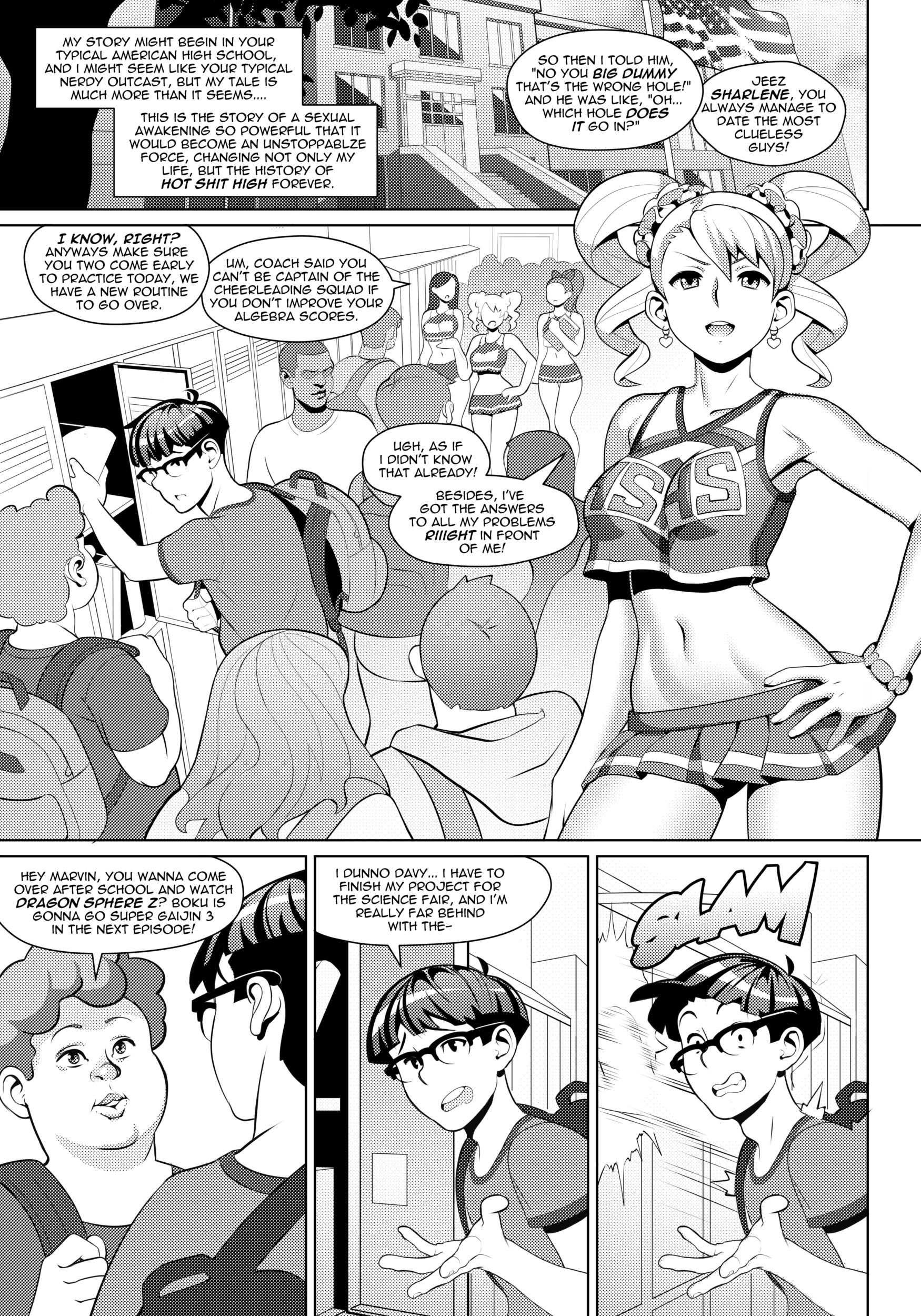 Hot Shit High! porn comics Oral sex, Anal Sex