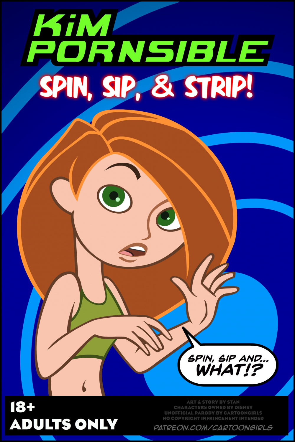Kim Possible Spin, Sip & Strip! porn comics Oral sex, Group Sex, Lolicon, Masturbation, Straight Shota