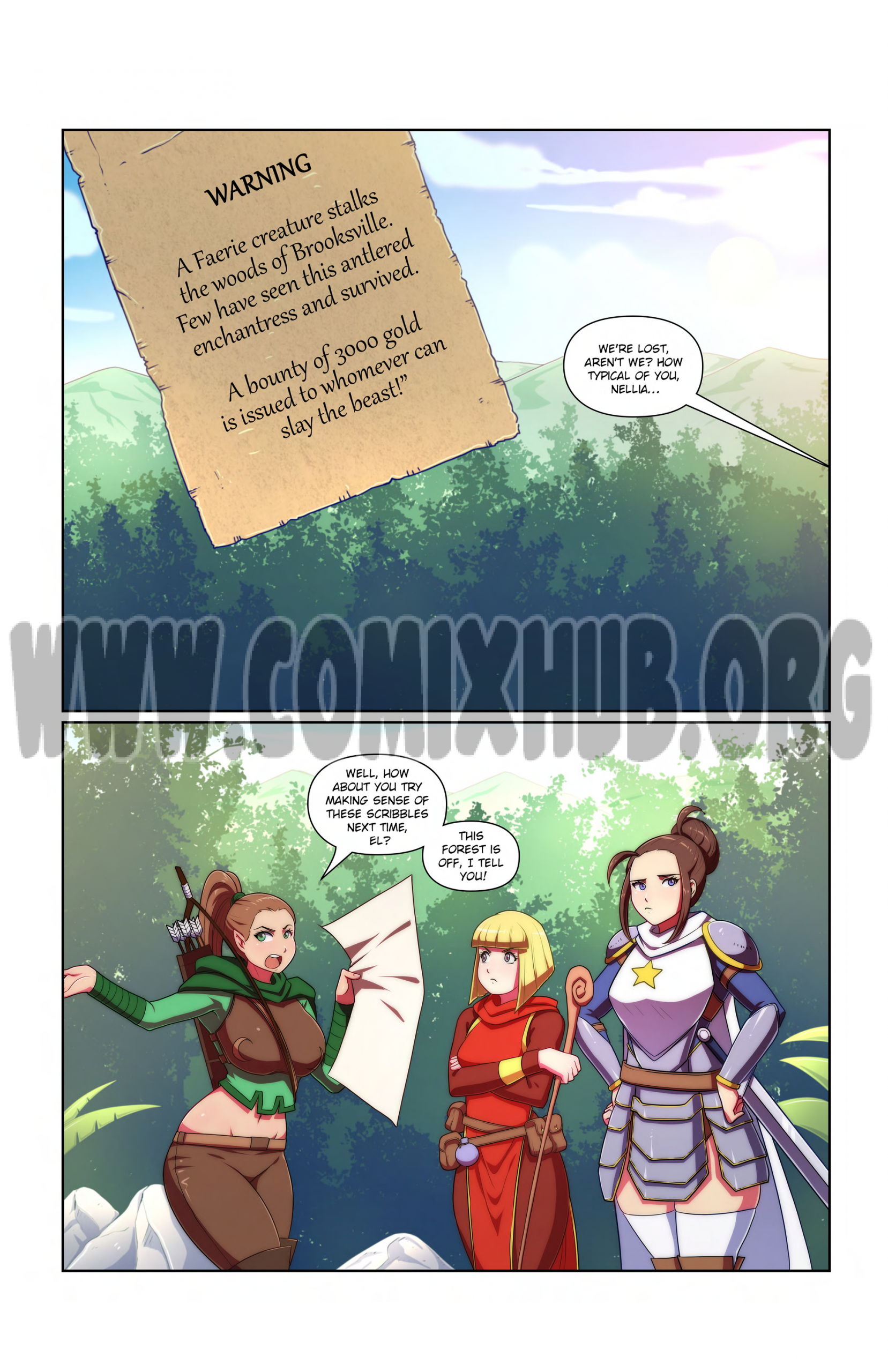 Lost in the Woods porn comics Oral sex, Big Tits, cunnilingus, Fantasy, Monster Girls, Sex and Magic