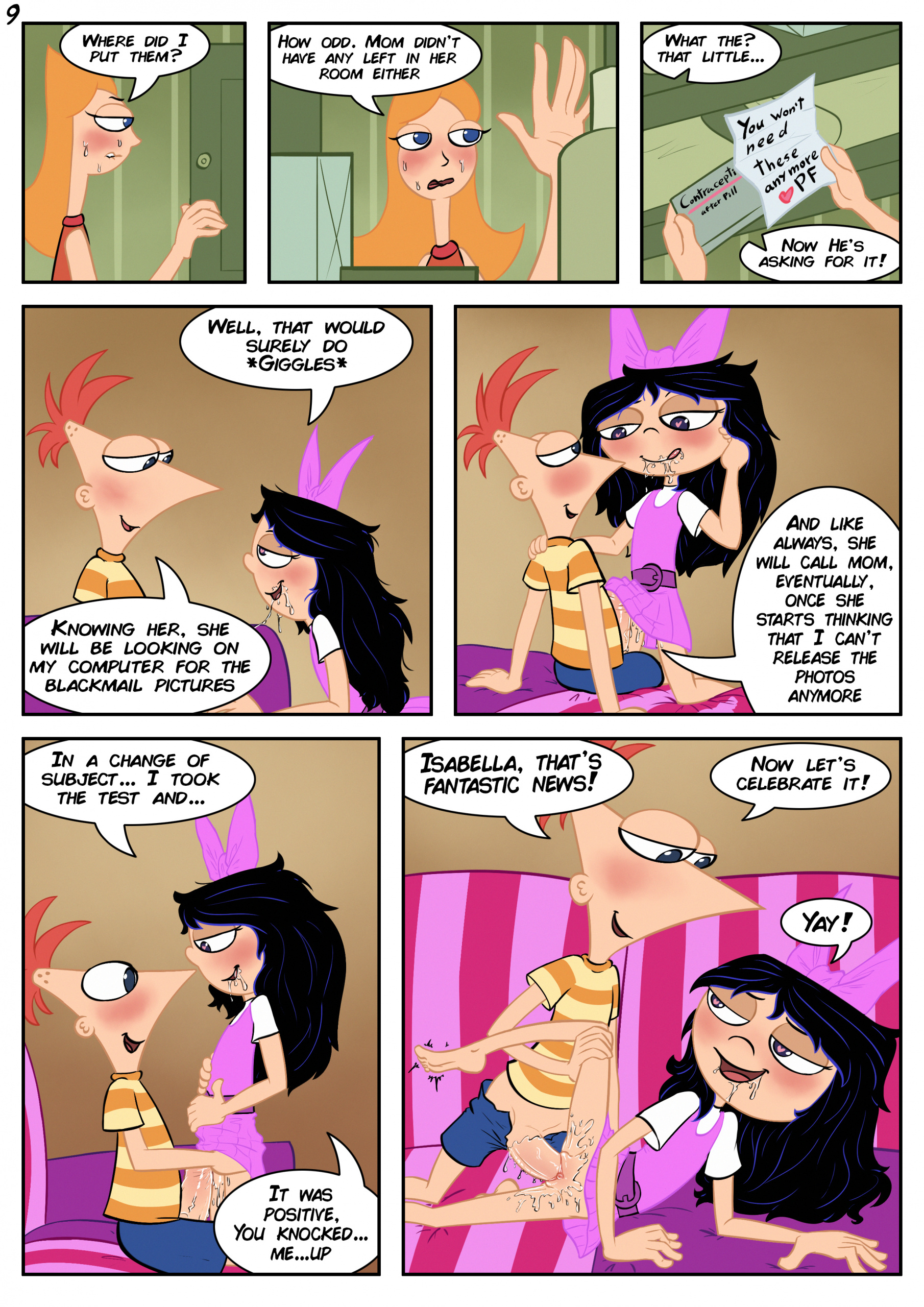 Phineas Revenge porn comics Oral sex, incest, Lolicon, Straight Shota