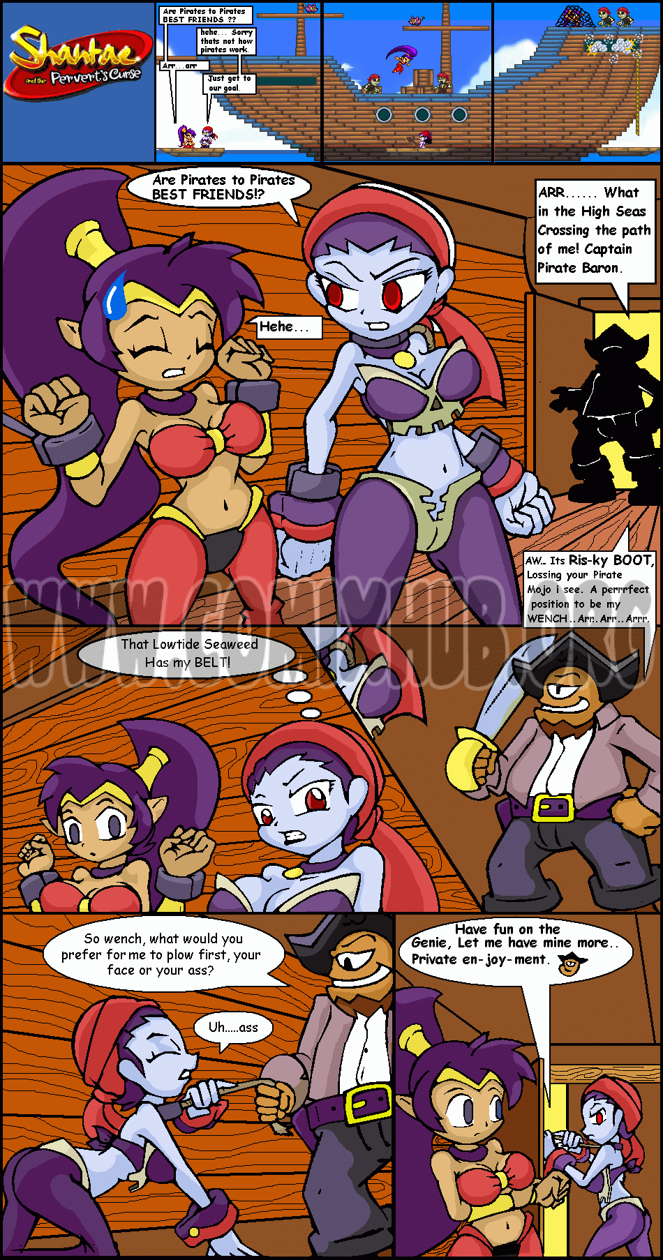 Shantae and the Pervert`s Curse porn comics Masturbation, Anal Sex, Animated, Cum Shots, Group Sex, Rape, Straight
