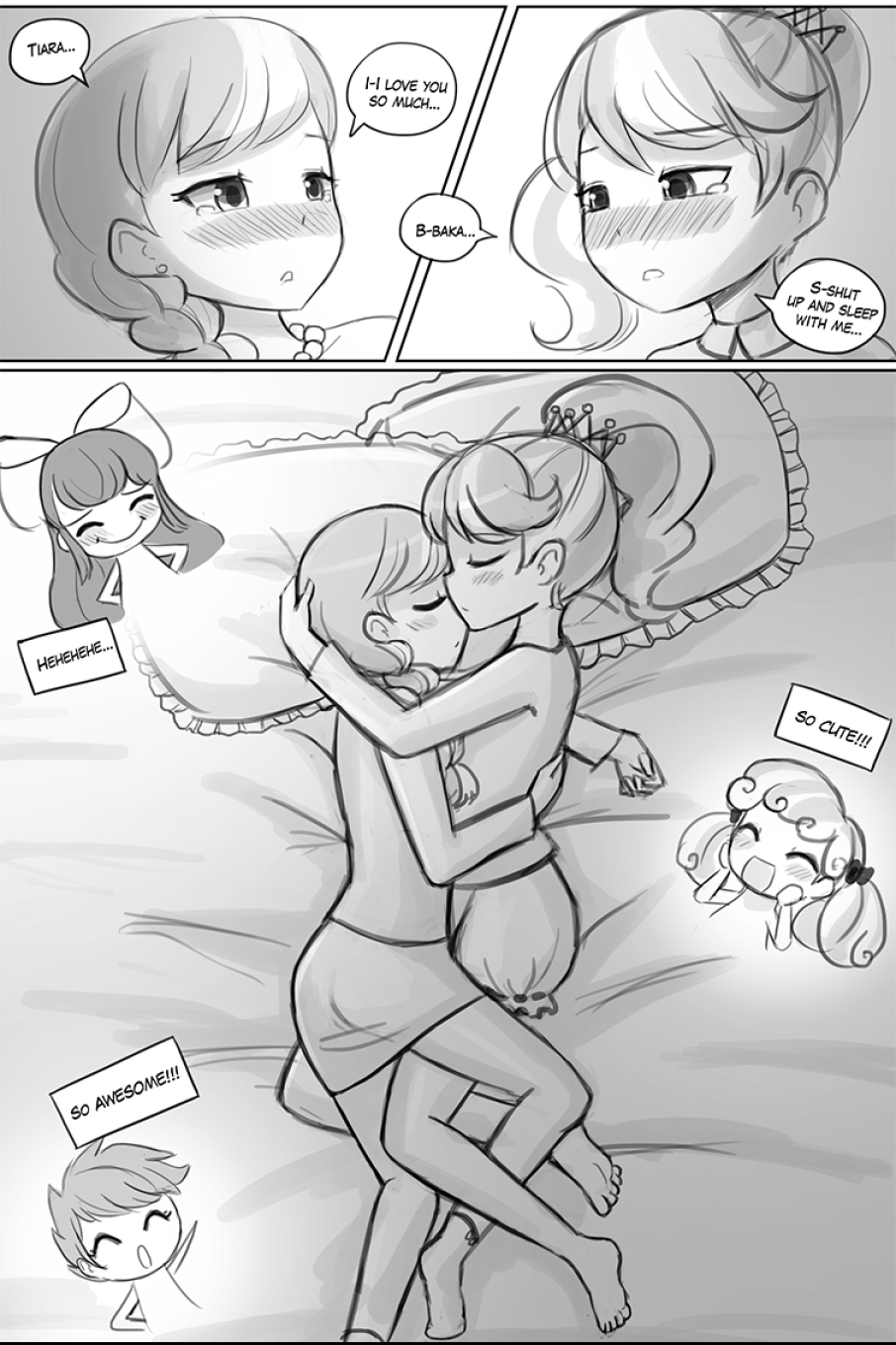 Silver Spooning porn comics Lesbians, Lolicon