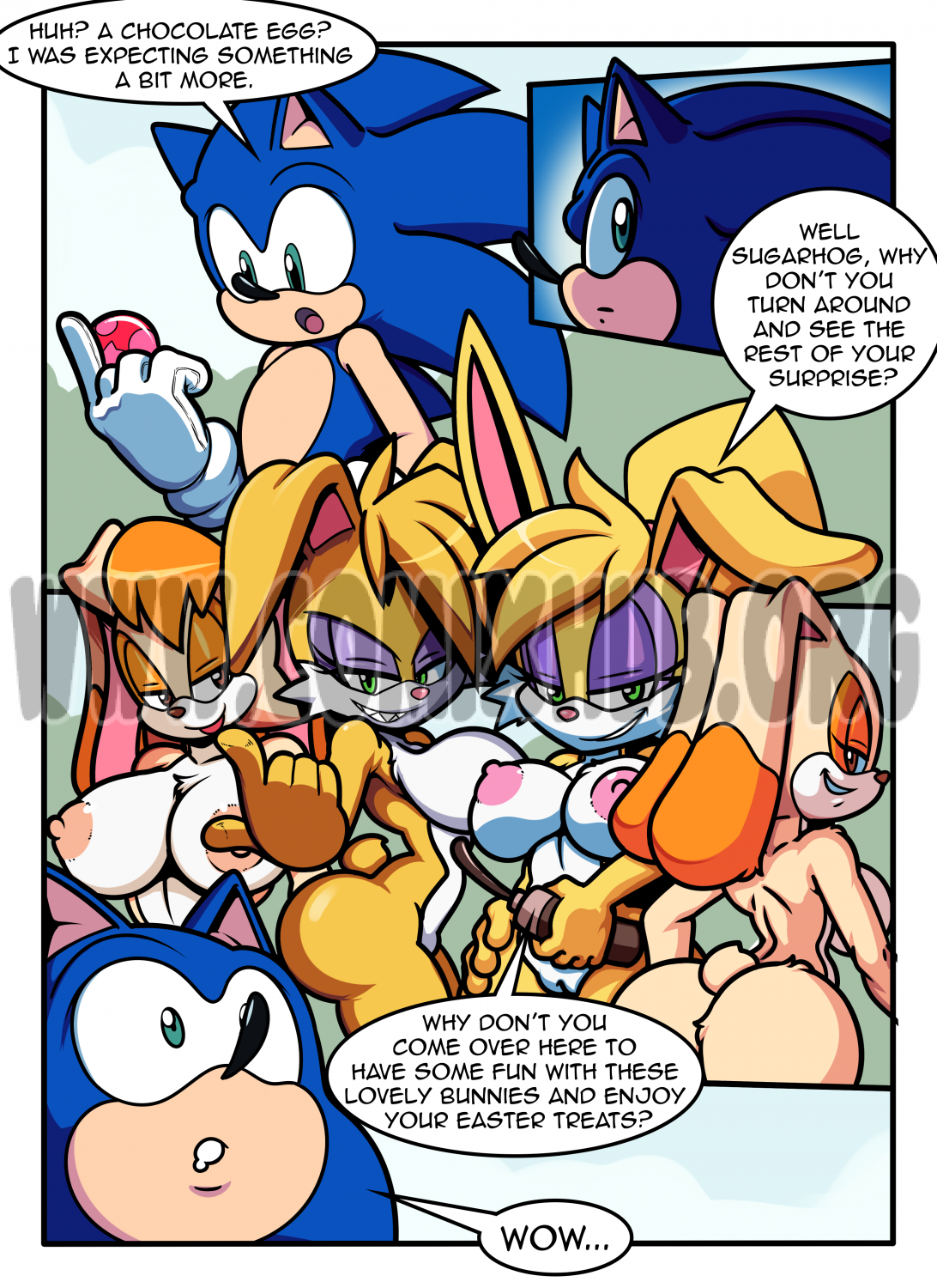 Sonic Girls Easter adult comics Oral sex, Big Tits, Blowjob, Creampie, Furry, Lolicon, MILF, Sex Toys, Straight, X-Ray