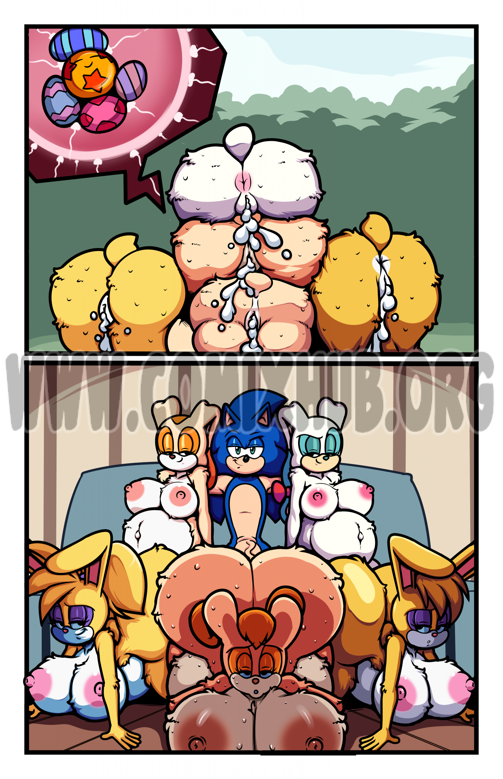 Sonic Girls Easter adult comics Oral sex, Big Tits, Blowjob, Creampie, Furry, Lolicon, MILF, Sex Toys, Straight, X-Ray