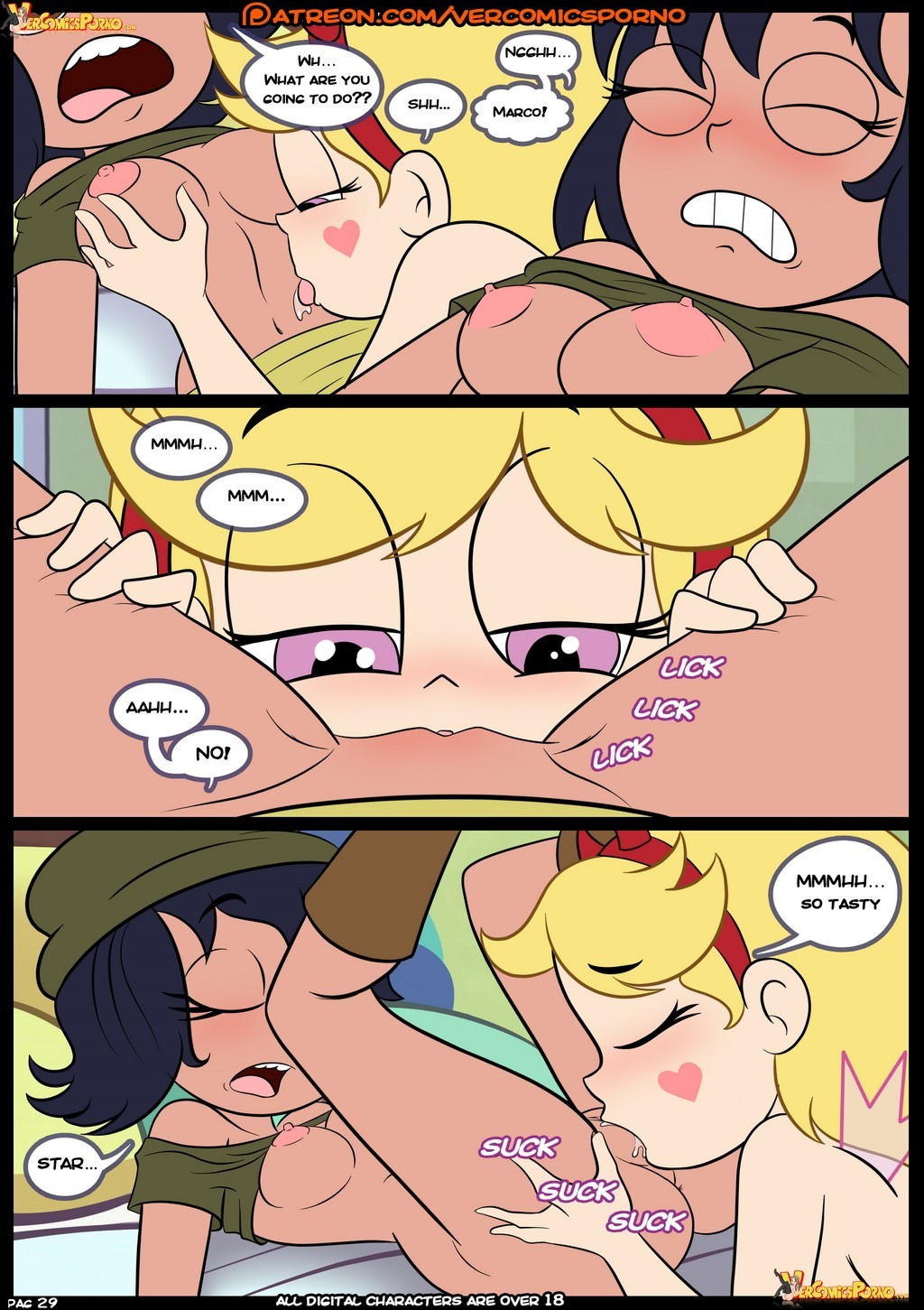 Star vs. the Forces of Sex 3 porn comics Group Sex, Lesbians, Lolicon, Oral sex, Rule 63, Sex and Magic, Stockings, Straight Shota