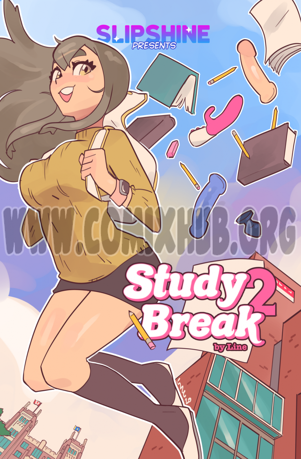 Study Break 2 Masturbation, Big Tits, Sex Toys, Straight