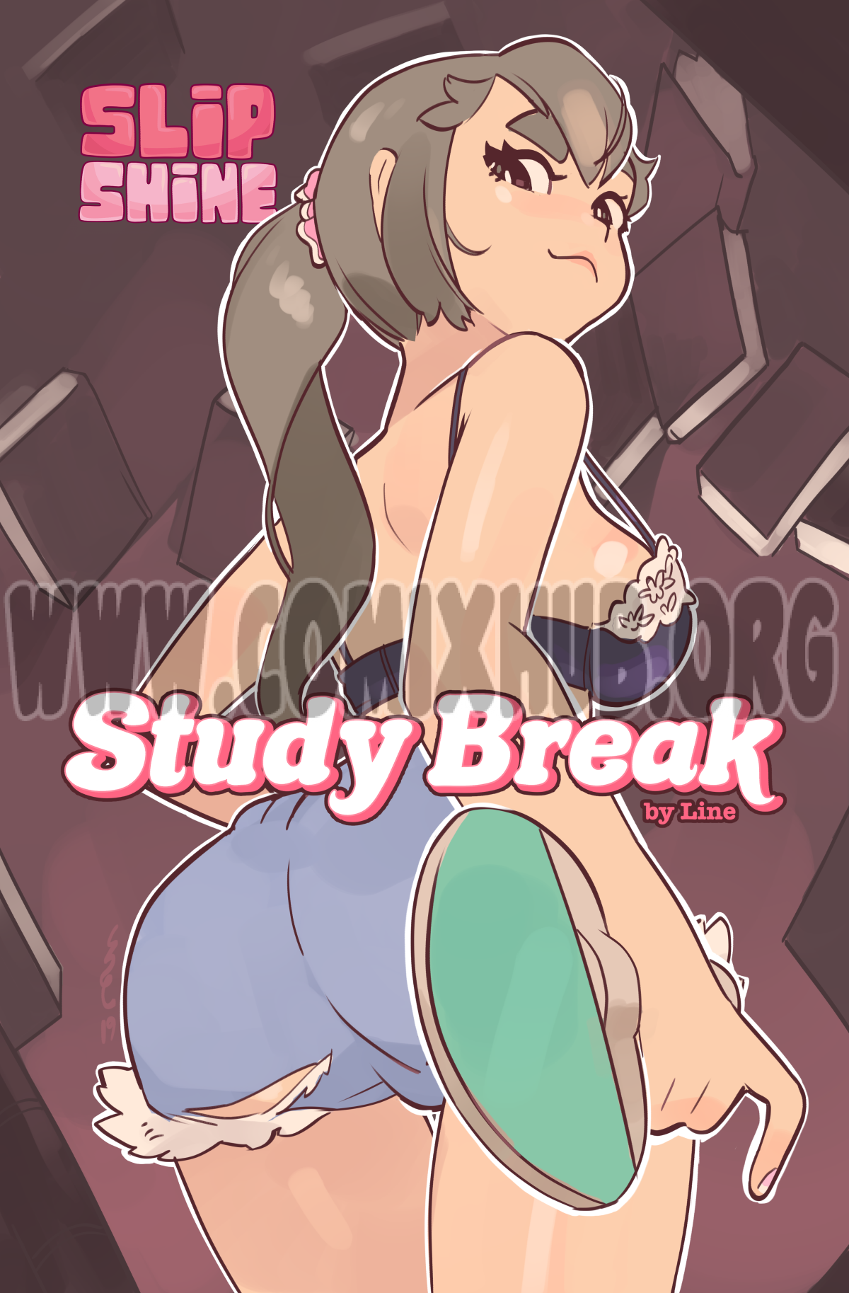 Study Break Big Tits, cunnilingus, Lesbians, Oral sex