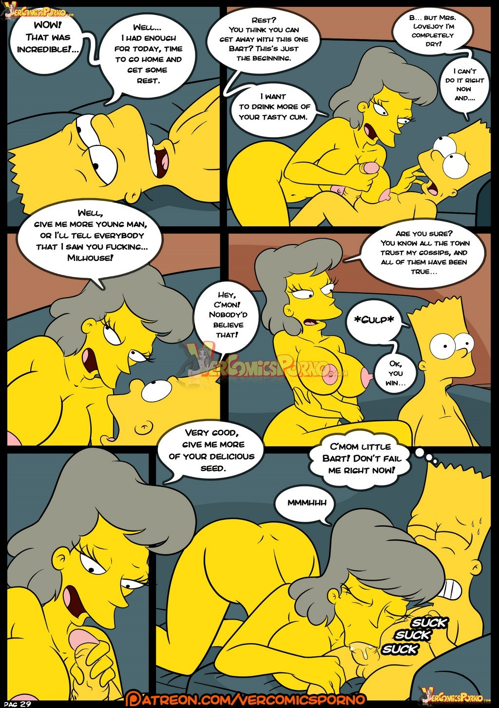 The Simpsons Old habits 8 porn comics Oral sex, Masturbation, MILF, Sex Toys, Stockings, Straight Shota