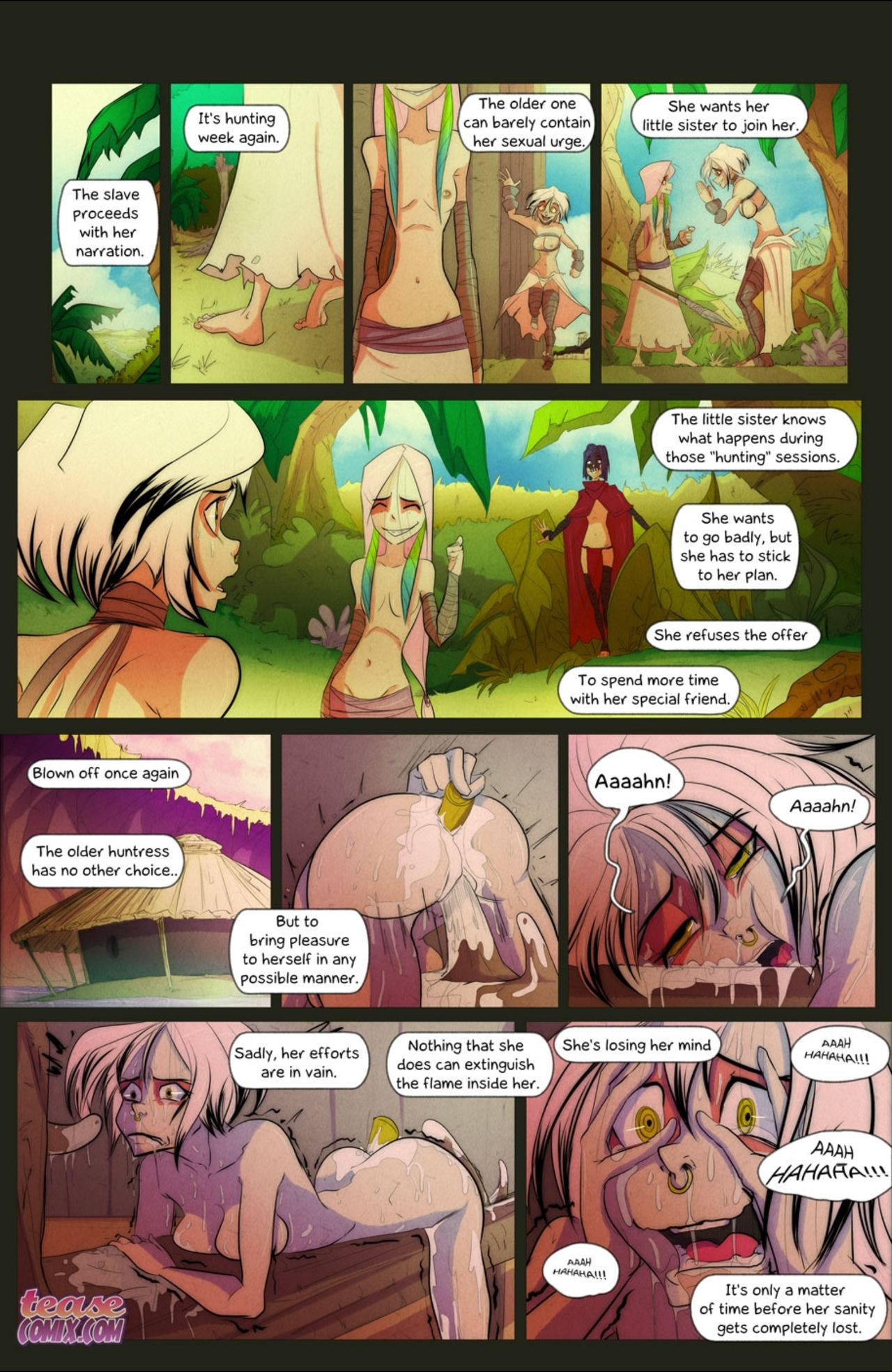 The Snake and The Girl 4 porn comics Oral sex, BDSM, Bestiality, Lesbians, Rape, Sex Toys, Stockings