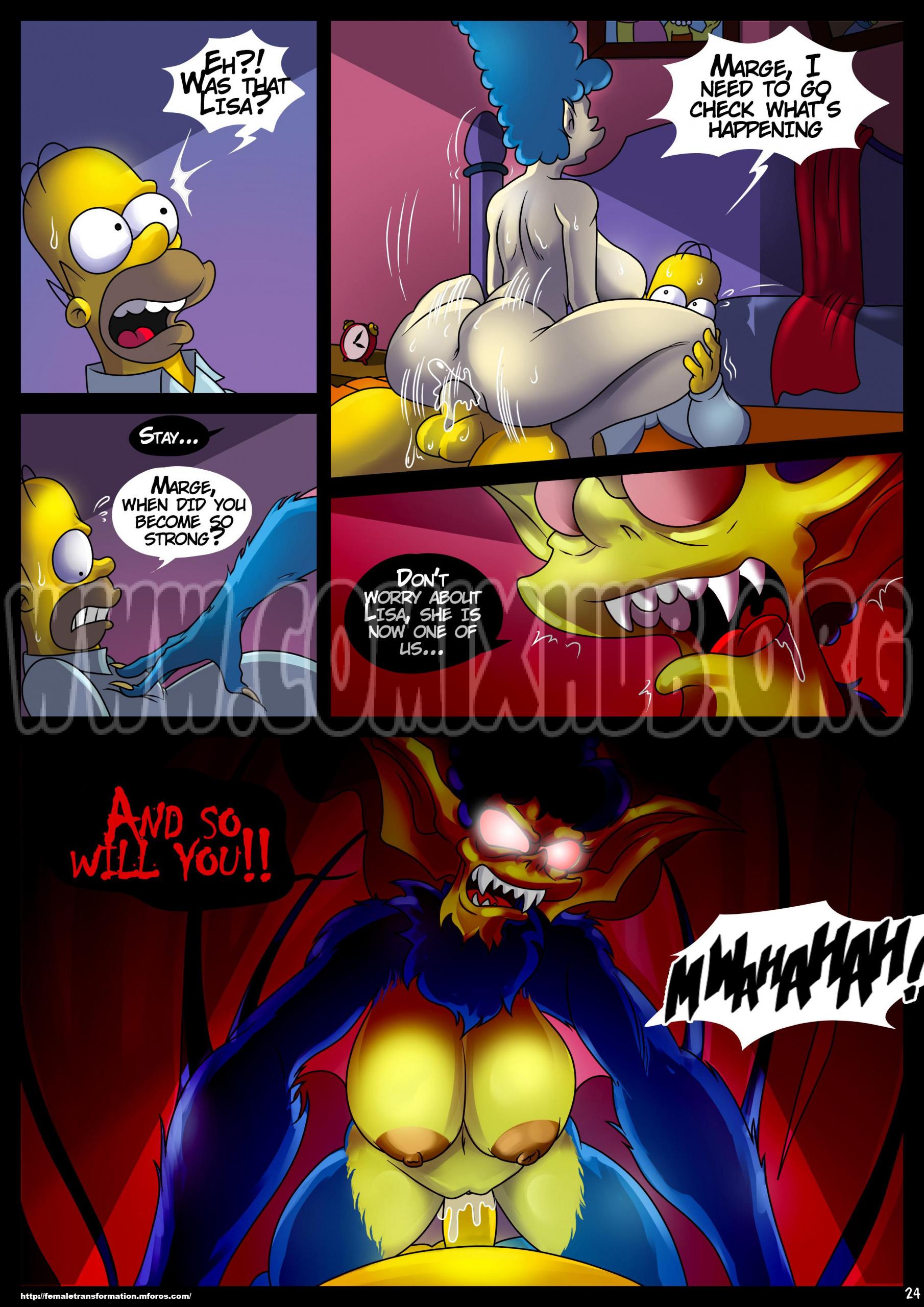 Treehouse of Horror 4 Straight, Anal Sex, Big Tits, Creampie, Transformation