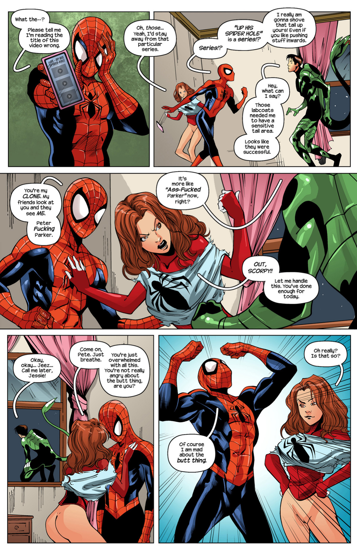 Ultimate Spider-Man XXX 12 - Spidercest porn comics Oral sex, Anal Sex