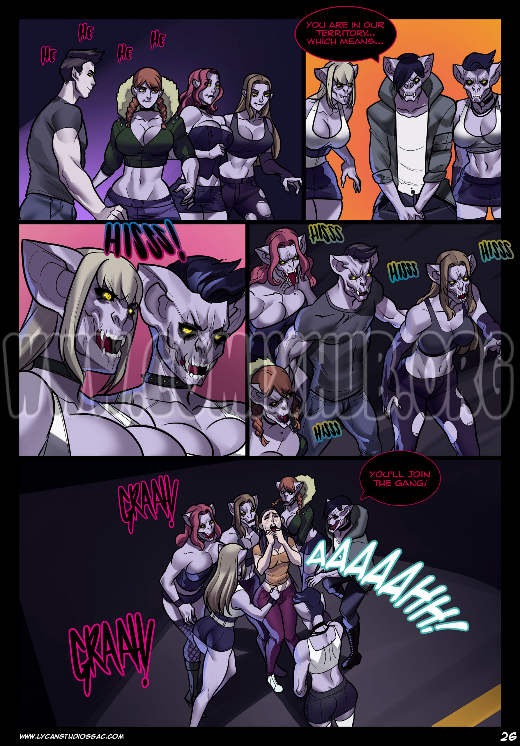 Vampire Rejects 2 Oral sex, cunnilingus, Monster Girls, Straight, Transformation