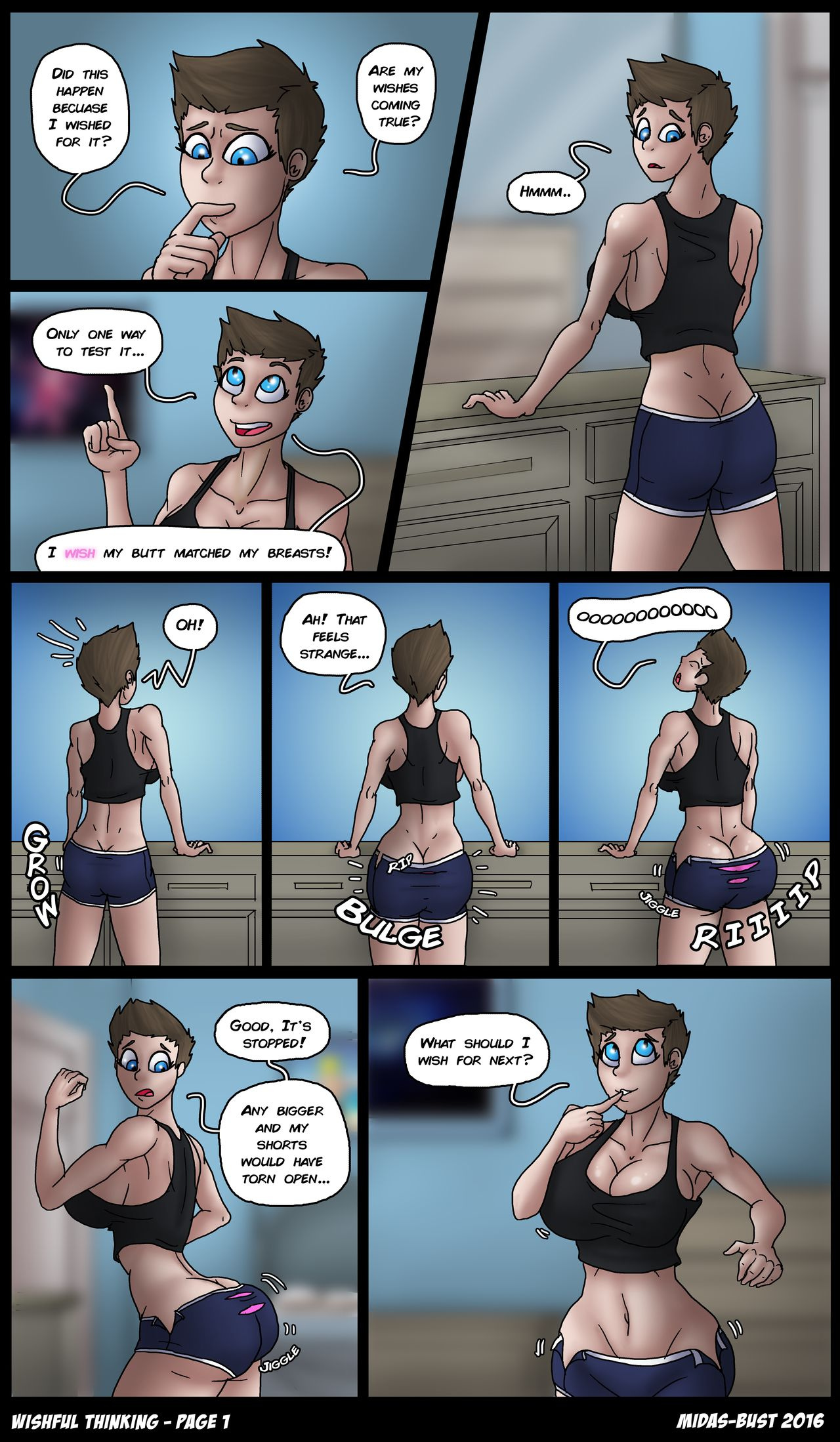 Wishful Thinking porn comics Big Tits, Transformation