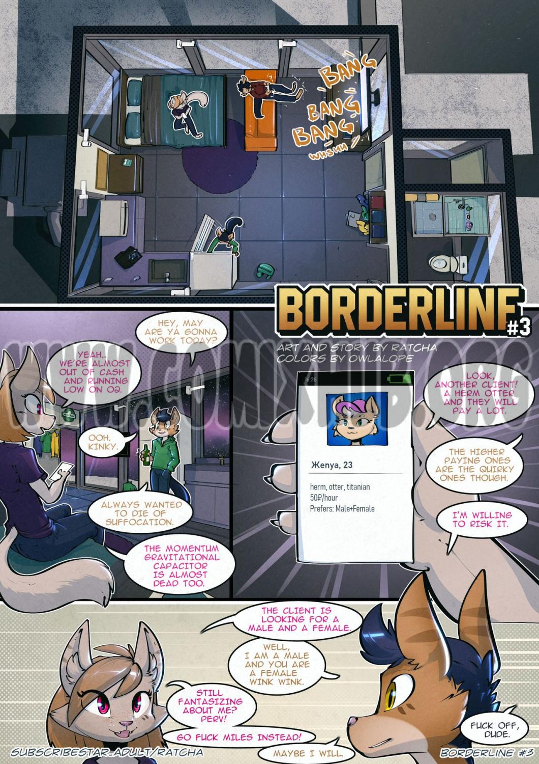Borderline 3 Oral sex, Blowjob, Comedy, Furry, Futanari, Group Sex, Lesbians, Sci-Fi, Straight, X-Ray